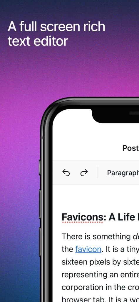 Flow To-Go rich text editor